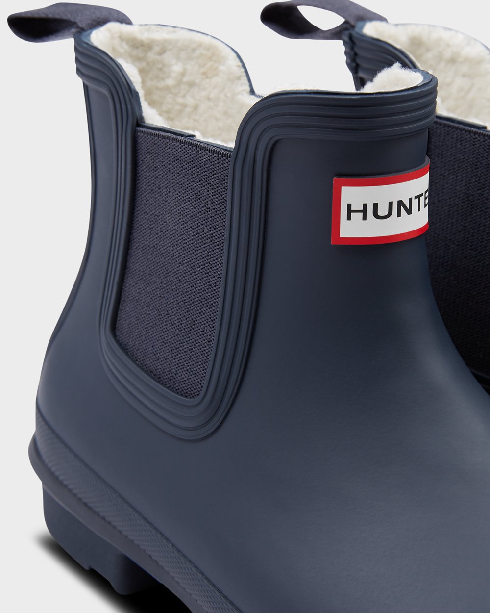 Hunter Original Insulated Chelsea Boots - Online Store Womens Navy - WQKXNI734